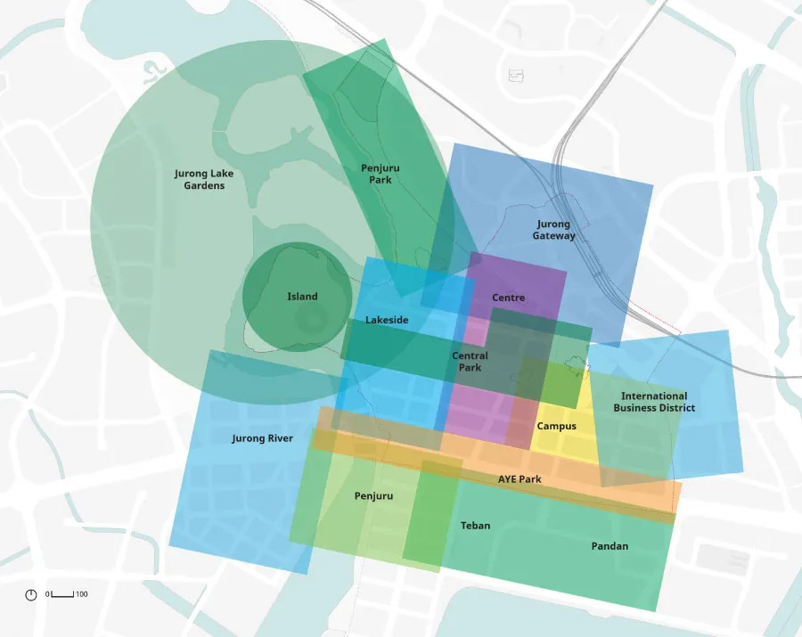 Jurong Lake District infographic
