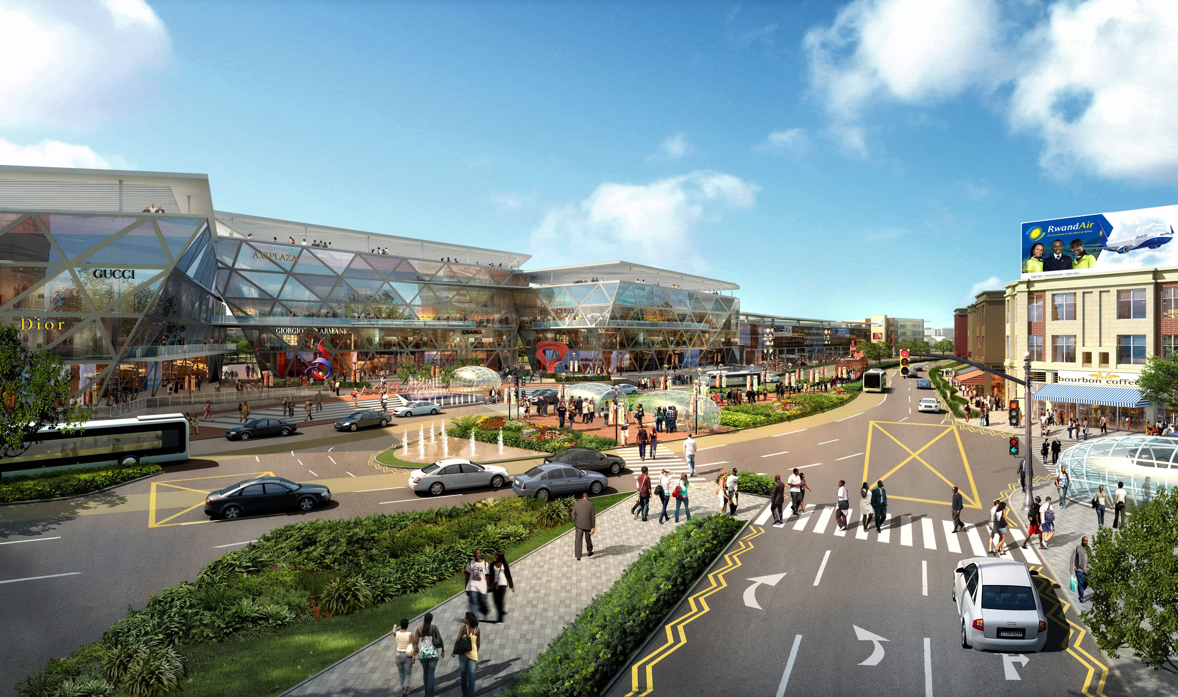 Artist impression of Kigali crossing