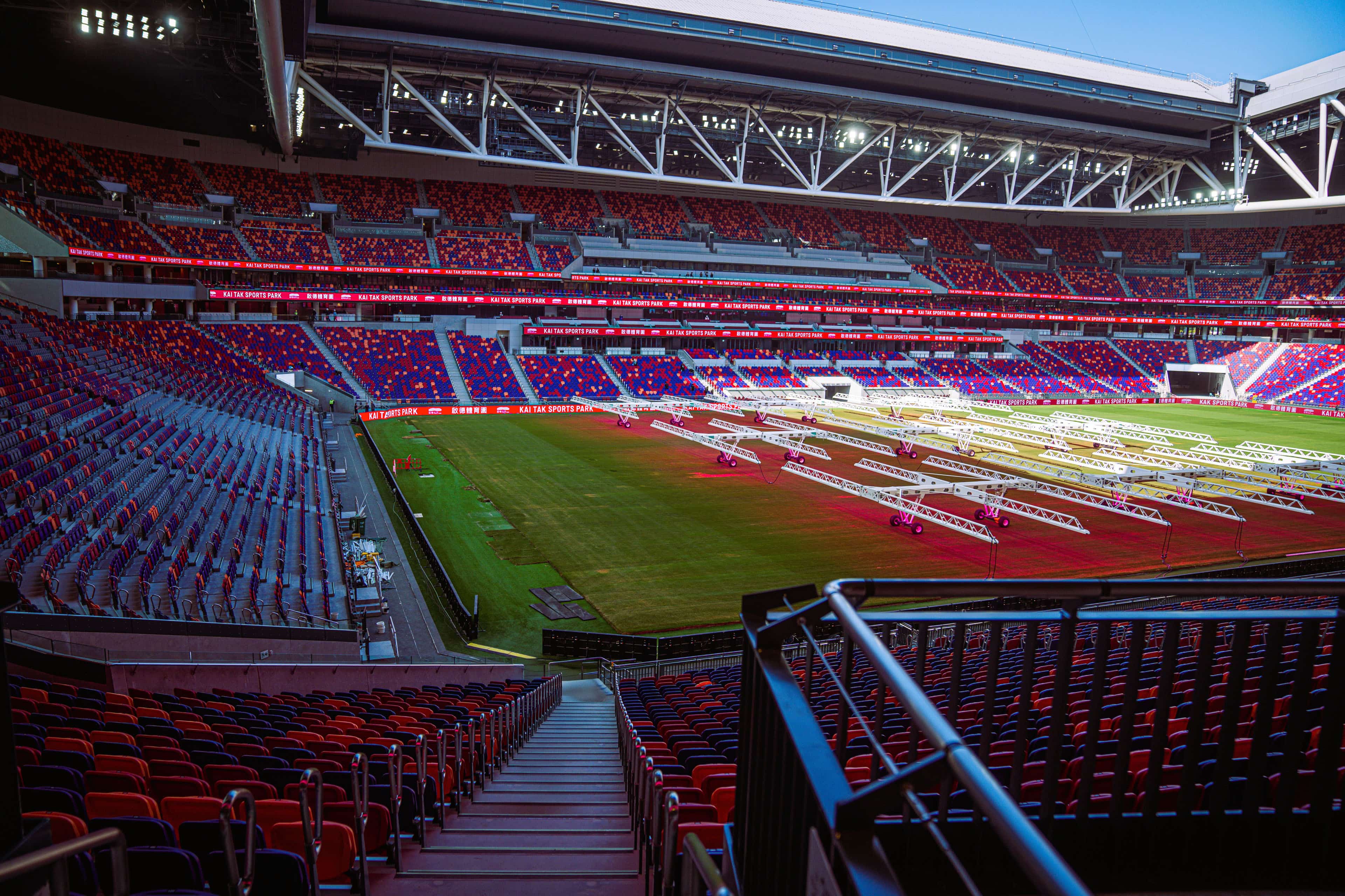 Kai Tak sports park interior