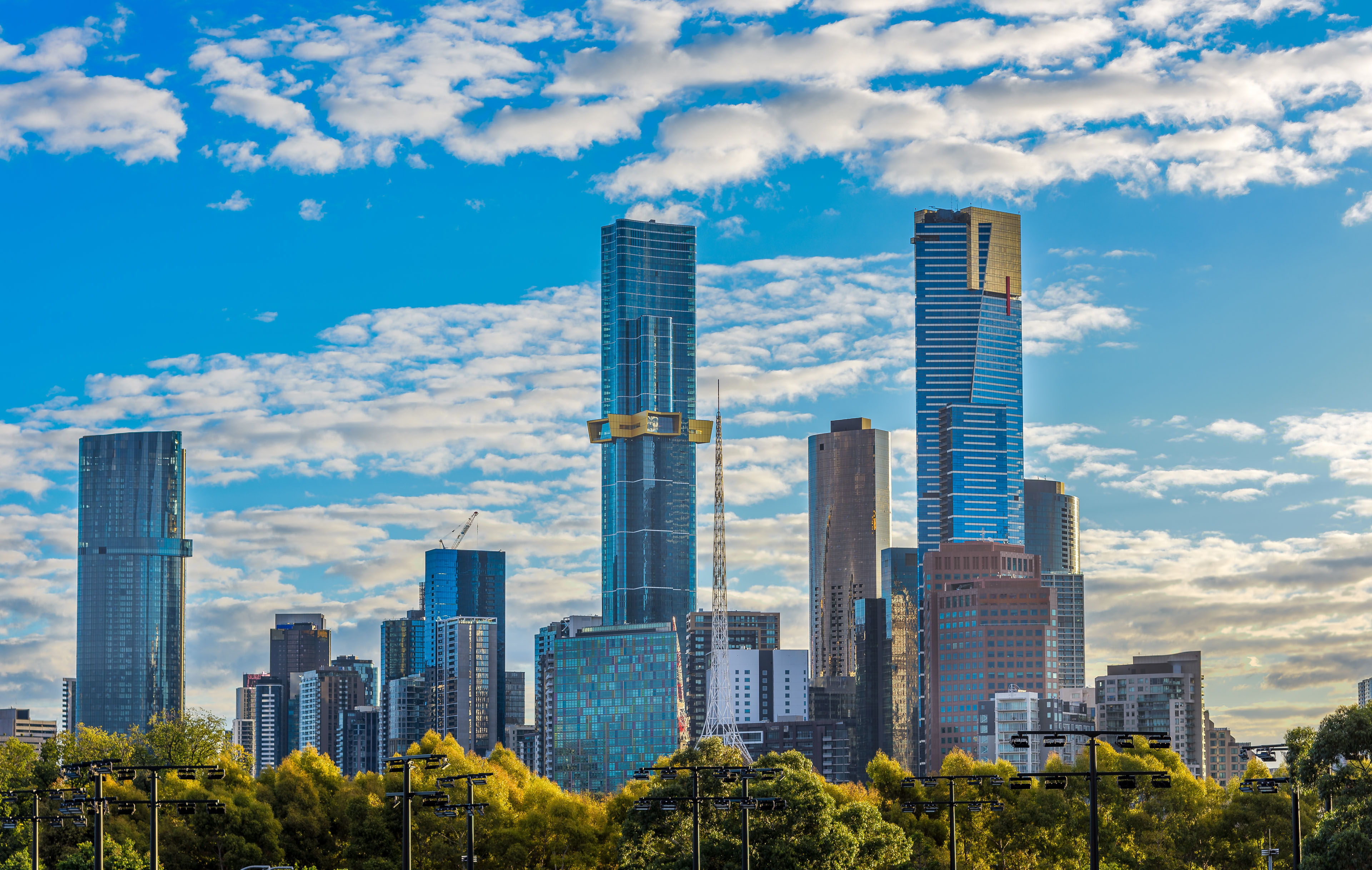 Melbourne city skyline